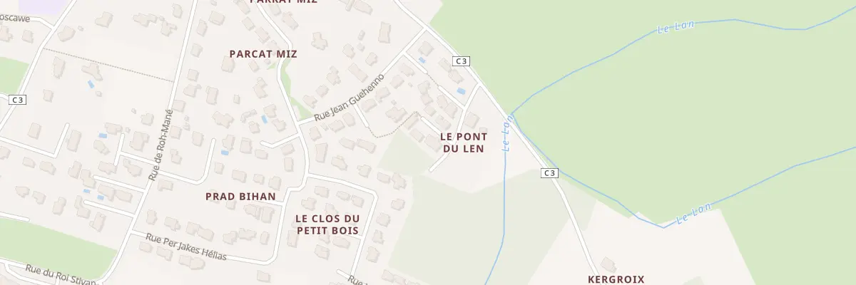 Plan du 3 All Lucie et Raymond Aubrac à Plougoumelen