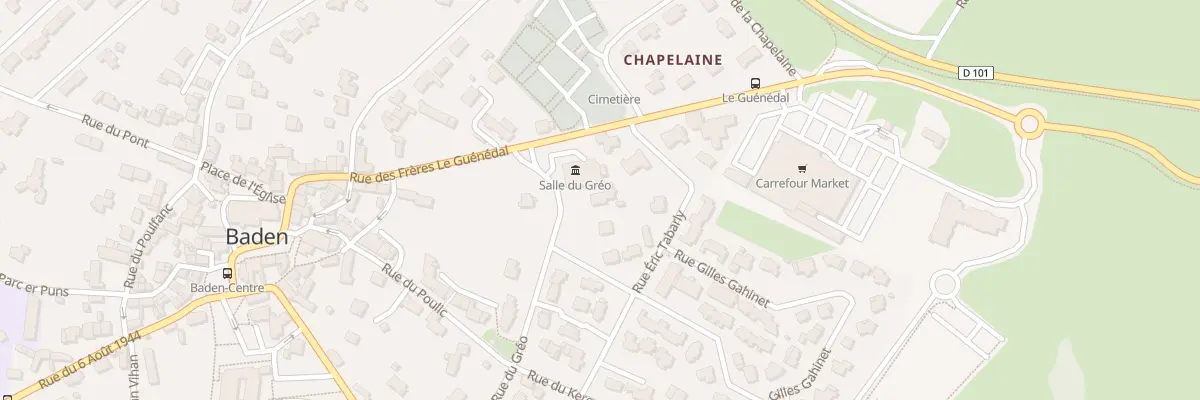 Plan du 5 Rue du Gréo à Baden