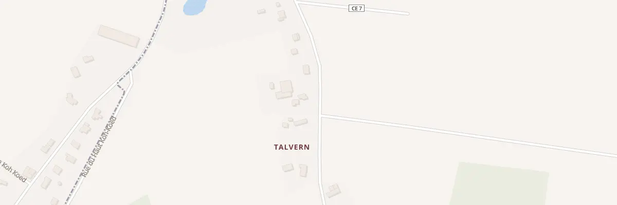 Plan du 5696 Talvern à Plumelin
