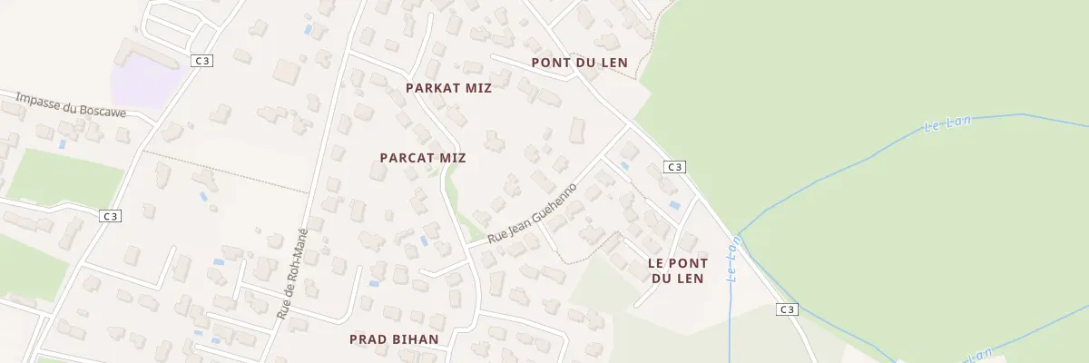 Plan du 6 Rue Jean Guéhenno à Plougoumelen