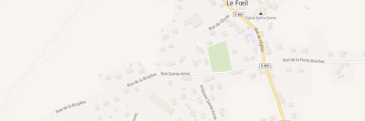 Plan du 11 Rue de l’Ecole au Fœil