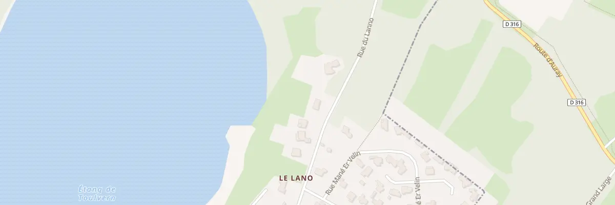 Plan du 55 Rue du Lanno à Baden
