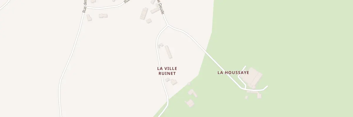 Plan du 14 La Ville Ruinet à Lanfains