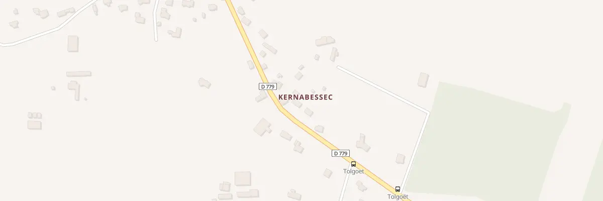 Plan du 1645 Kernabessec à Brandivy