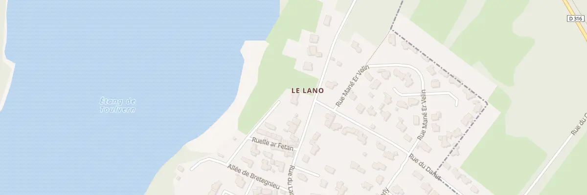 Plan du 43 Rue du Lanno à Baden