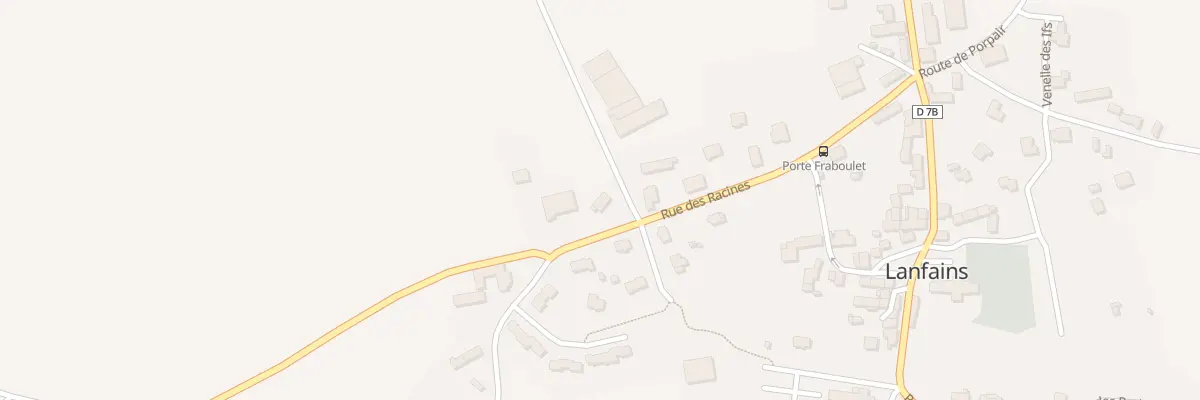 Plan du 8 Rue des Racines à Lanfains