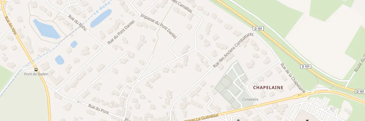 Plan du 26 Rue de la Fontaine à Baden