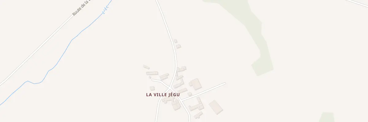 Plan du 1 La Ville Jegu à Plélo