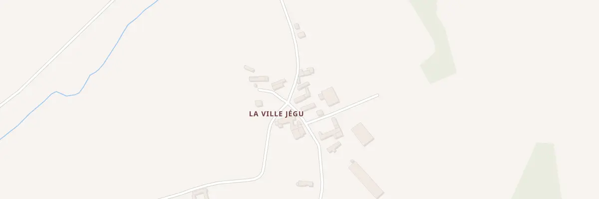Plan du 5 La Ville Jegu à Plélo