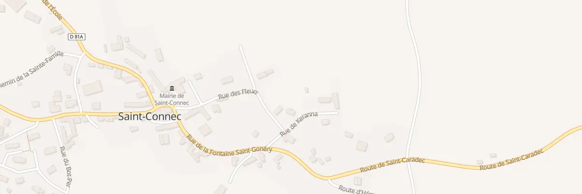 Plan du 1 Rue de Keranna à Saint-Connec
