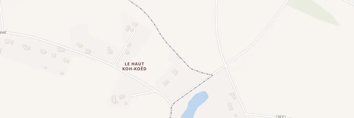 Plan du 17 Le Haut Coet Coet à Guénin