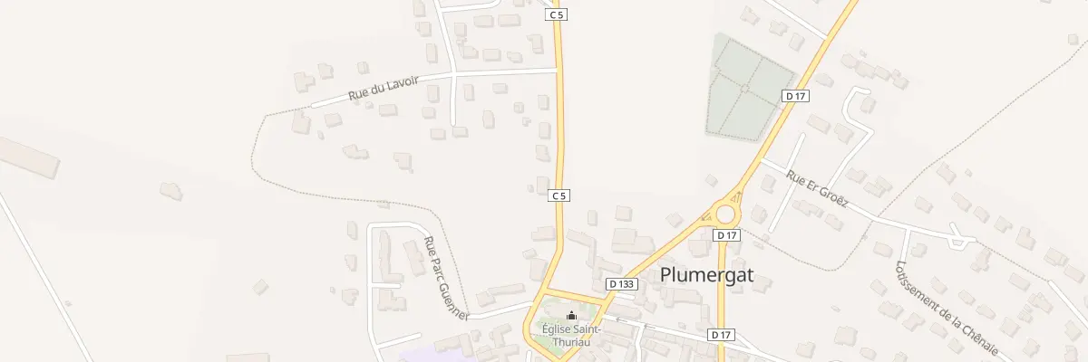 Plan du 5 Rue du Pont Forest à Plumergat