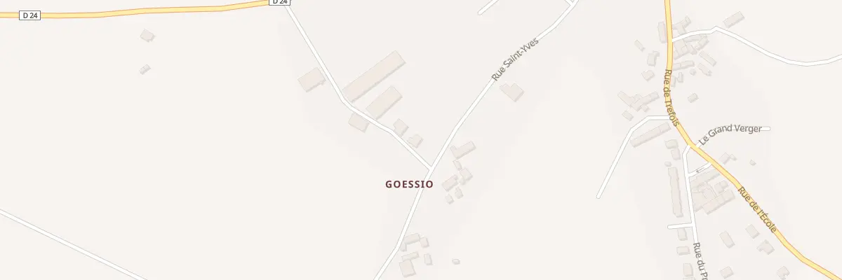 Plan du 2 Goëssio à Plouvara