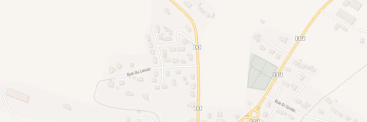 Plan du 2 Lot de la Fontaine à Plumergat