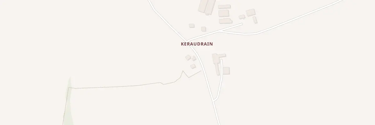 Plan du 4 Keraudrain à Kergrist