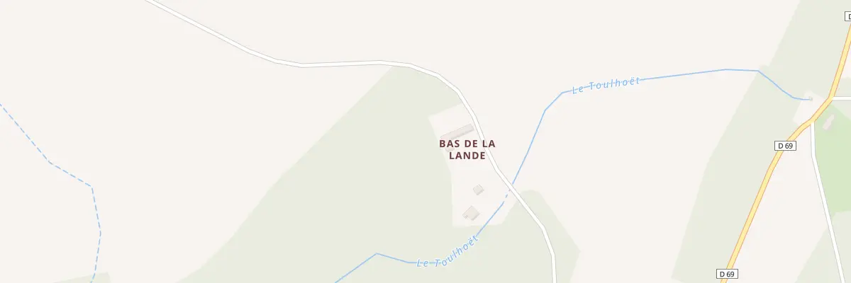 Plan du 5036 Bas de la Lande au Quillio
