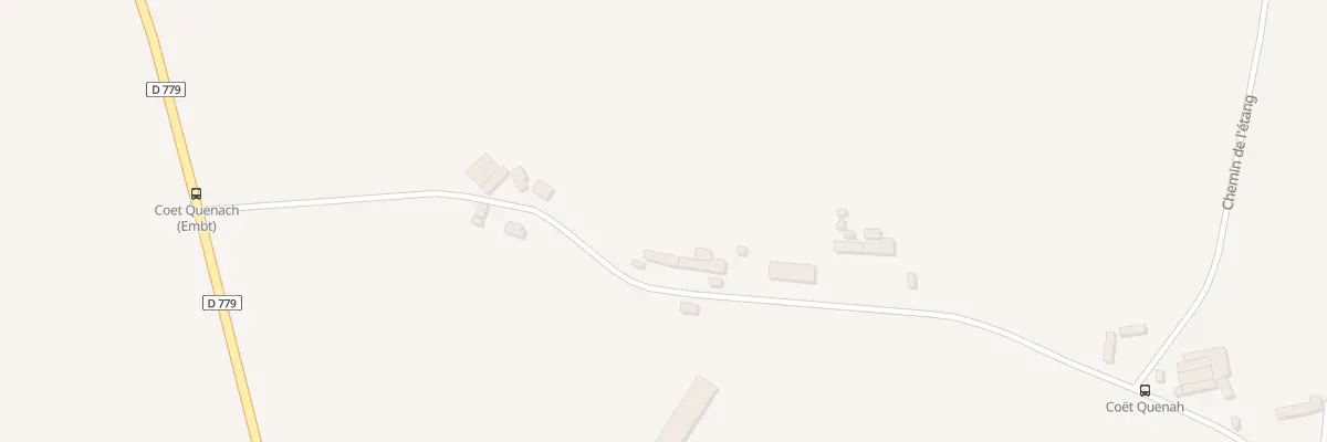 Plan du 5469 Coet Quenach à Brandivy
