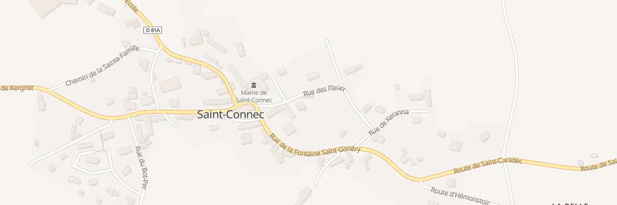 Plan du 4 Rue des Fleurs à Saint-Connec