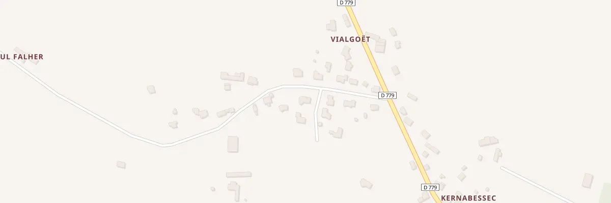 Plan du 5716 Le Vialgouet à Brandivy