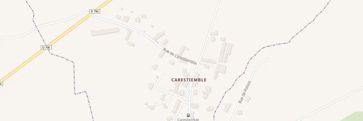 Plan du 30 Carestiemble à Saint-Brandan