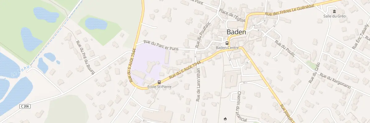 Plan du 16 Rue du Six Aout 1944 à Baden
