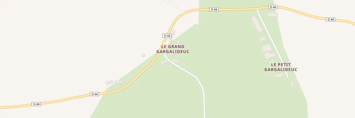 Plan du 5045 Gargalideuc au Bodéo