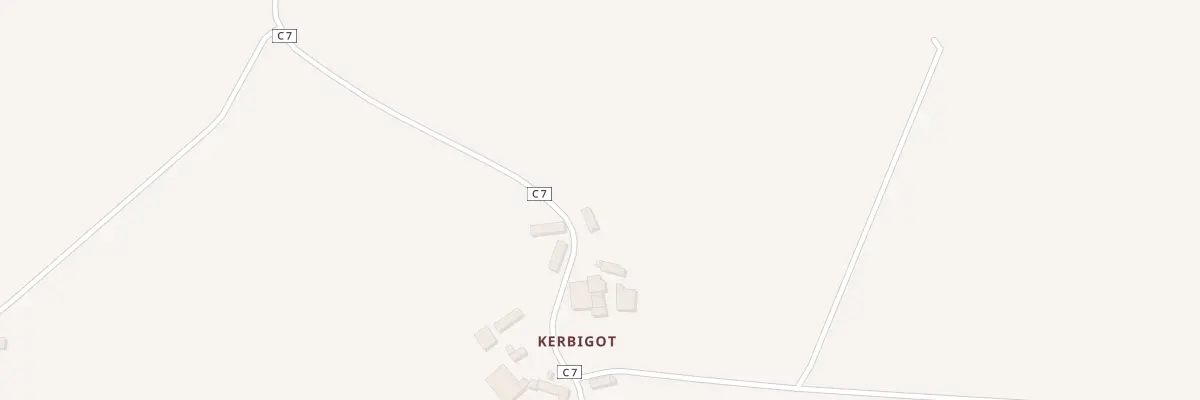 Plan du 1 Kerbigot à Saint-Connec