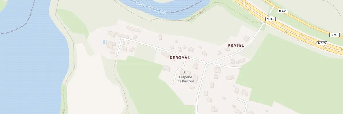 Plan du 7 Imp de Keroyal à Plougoumelen