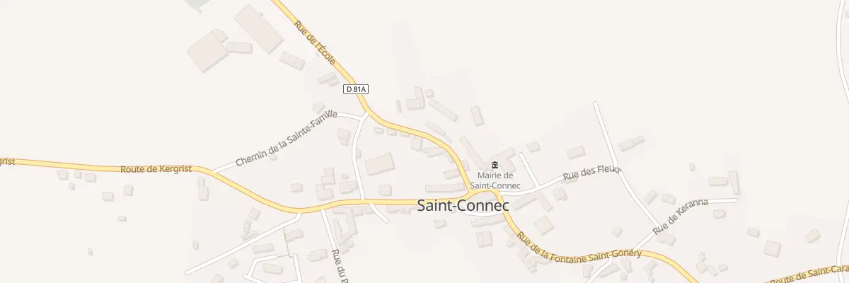 Plan du 5 Rue de l’École à Saint-Connec