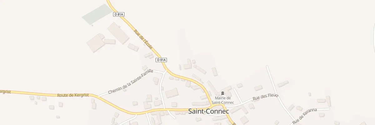 Plan du 10 Rue de l’École à Saint-Connec