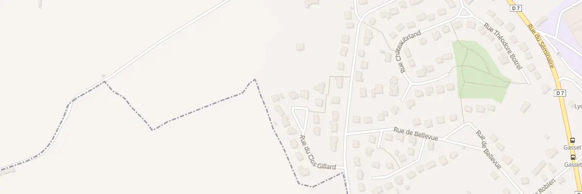 Plan du 9 Rue du Clos Gillard à Quintin