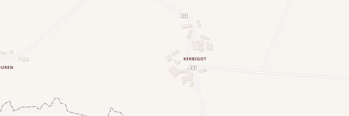 Plan du 4 Kerbigot à Saint-Connec