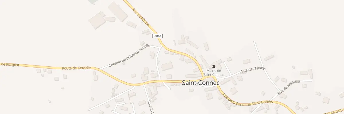 Plan du 7 Rue de l’École à Saint-Connec