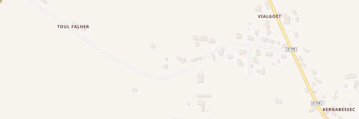 Plan du 5492 Le Vialgouet à Brandivy