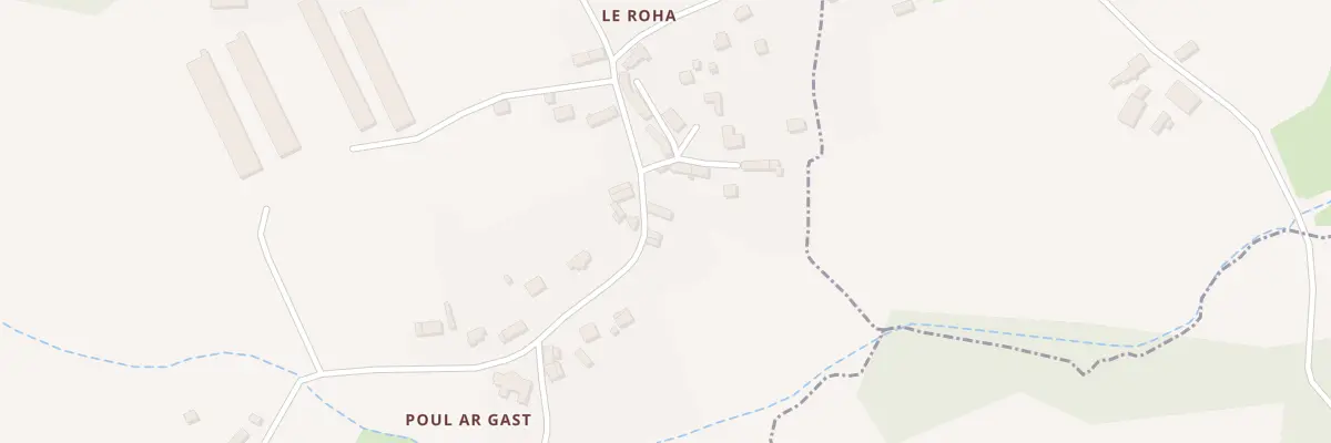 Plan du 401 Rue Le Roha à Pléguien