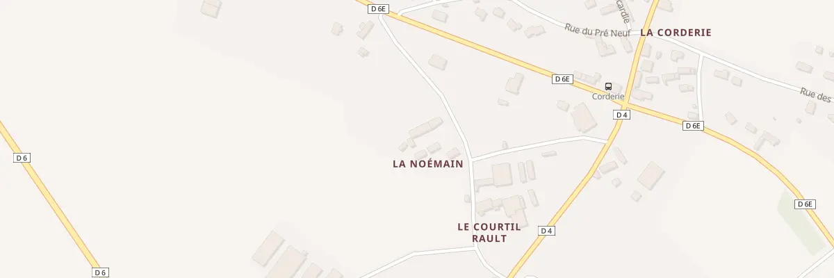 Plan du 6 La Noemain à Plélo