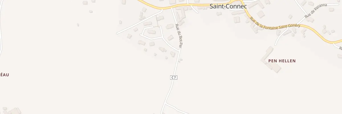 Plan du 1 Rue des Châtaigniers à Saint-Connec