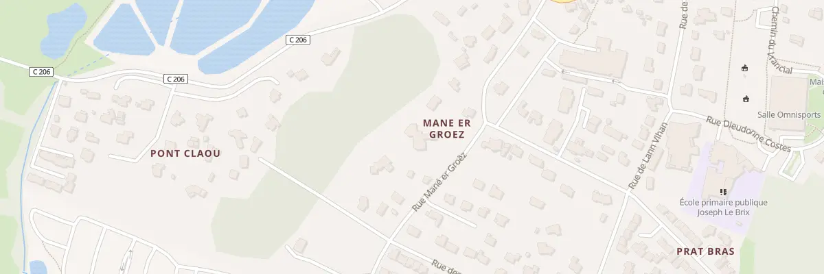 Plan du 24 Rue Mane Er Groez à Baden