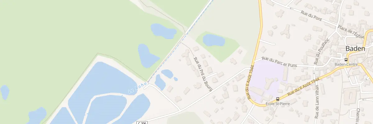 Plan du 5 Rue du Pré du Bourg à Baden