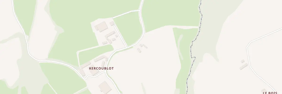 Plan du 2 Kercoublot à Cohiniac
