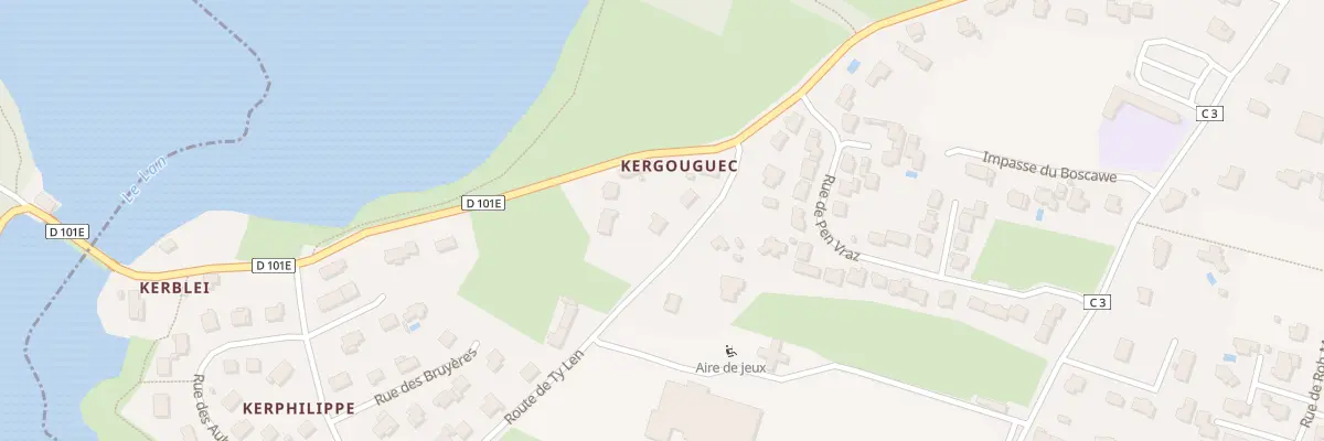 Plan du 6 Rte de Ty Len à Plougoumelen