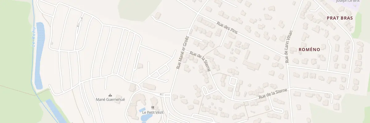 Plan du 45 Rue Mane Er Groez à Baden