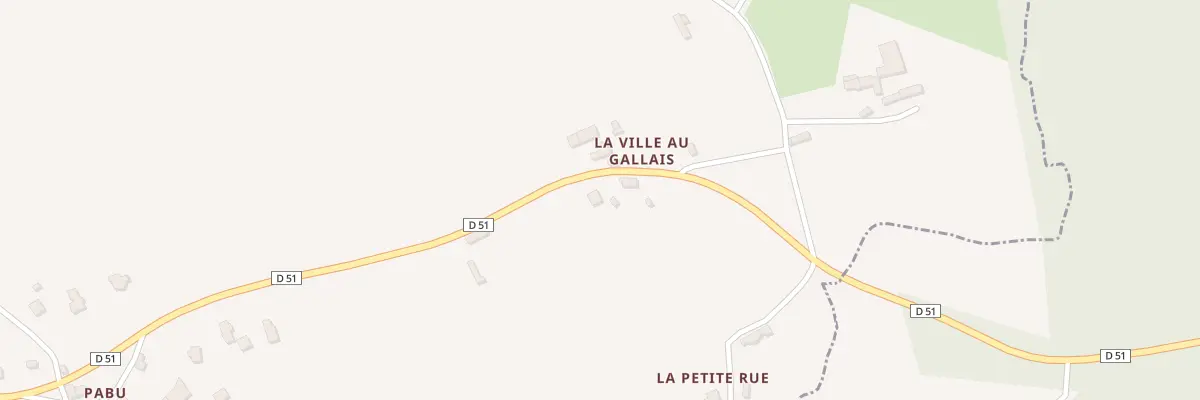 Plan du 4 La Ville au Gallais à Tréguidel