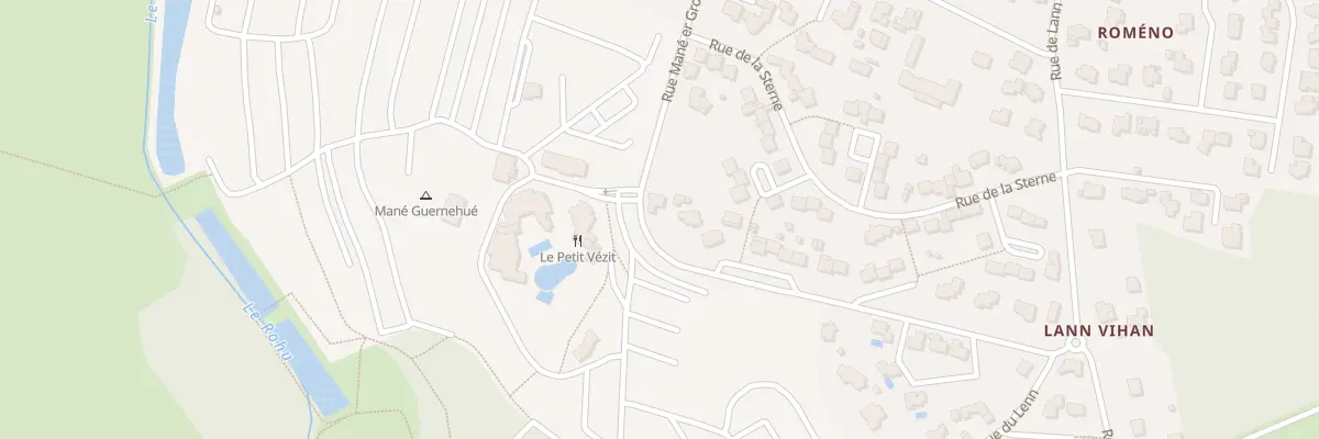 Plan du 55 Rue Mane Er Groez à Baden