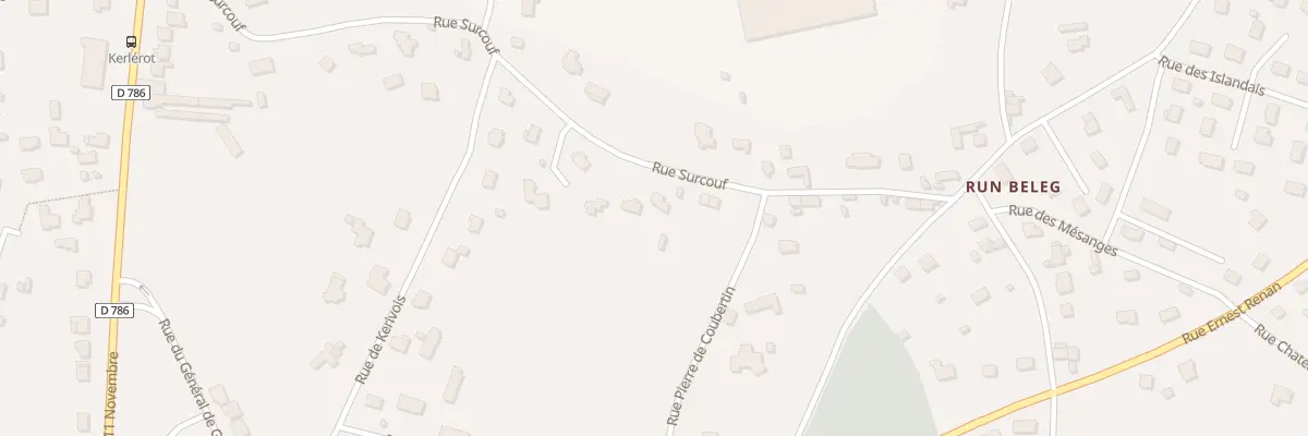 Plan du 14 Rue Surcouf à Plouha