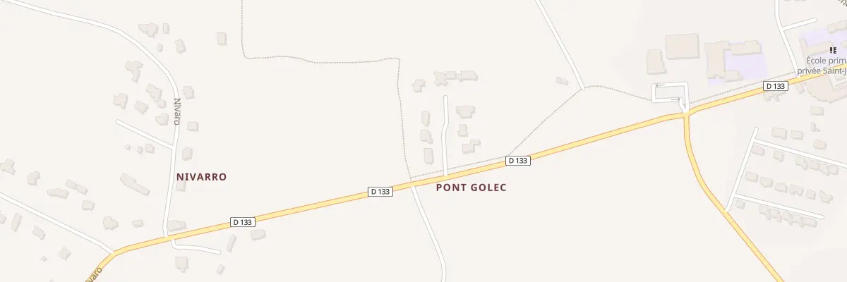 Plan du 2 Lot Pont Golec à Plumergat