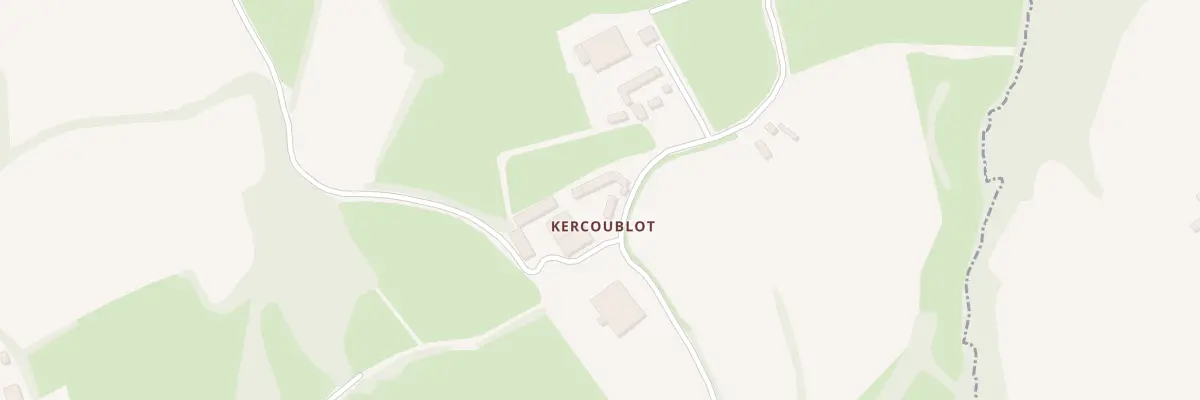 Plan du 3 Kercoublot à Cohiniac