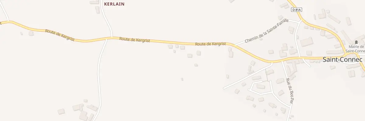 Plan du 5 Rte de Kergrist à Saint-Connec