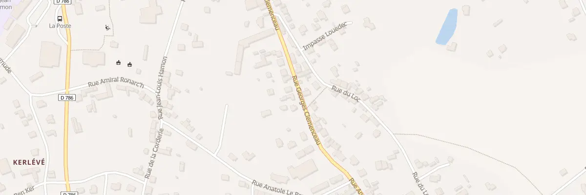 Plan du 30 Rue Georges Clémenceau à Plouha