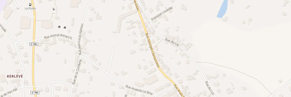Plan du 34 Rue Georges Clémenceau à Plouha